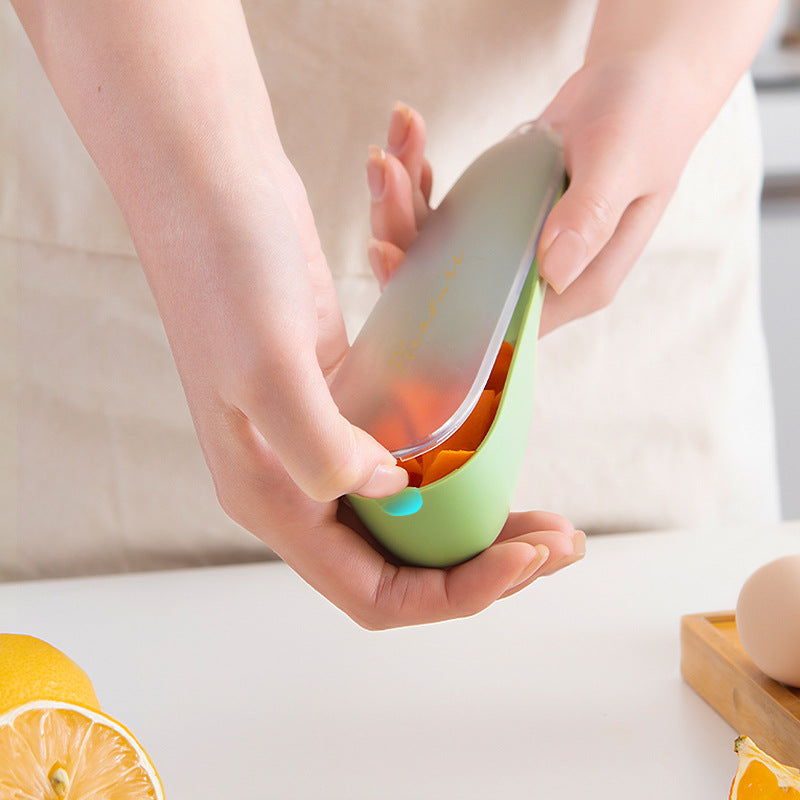 Vegetable Peeler With Storage Tube