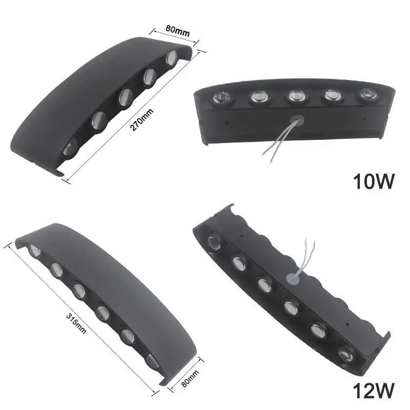 Waterproof IP65 LED Wall Outdoor/Indoor Aluminum Lamp