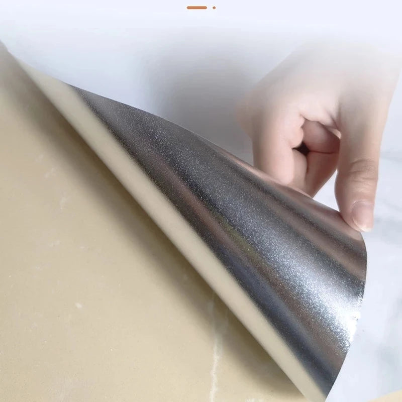 High Temperature Resistance Water & Oil Proof Marble Self-adhesive Waterproof Wallpaper Kitchen Countertop