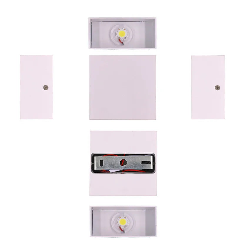 6W 12W Waterproof Surface Mounted LED Wall Light