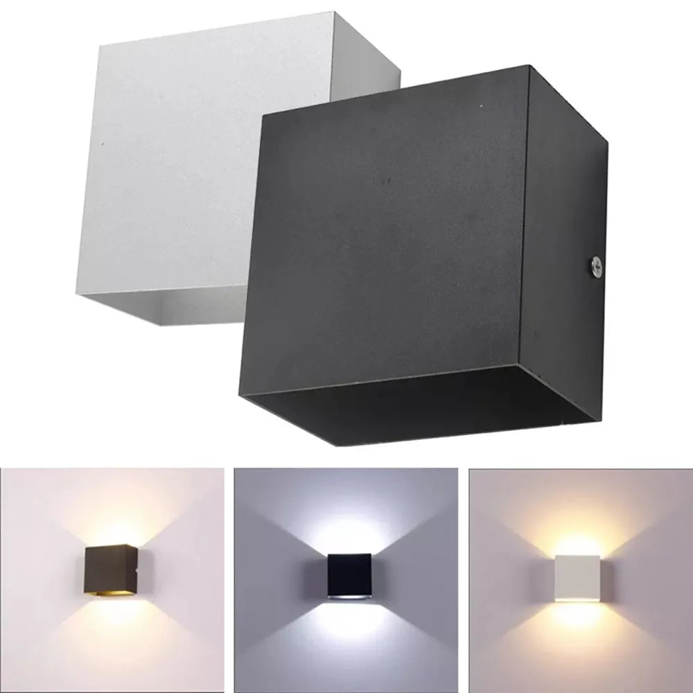 6W 12W Waterproof Surface Mounted LED Wall Light