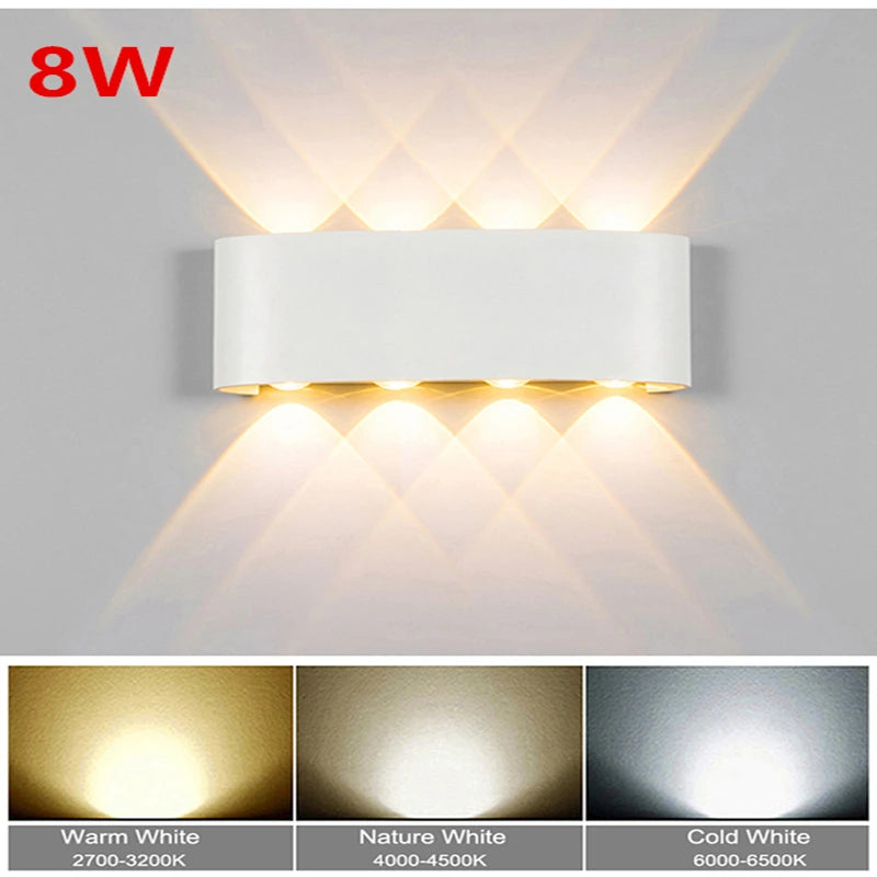 Waterproof IP65 LED Wall Outdoor/Indoor Aluminum Lamp
