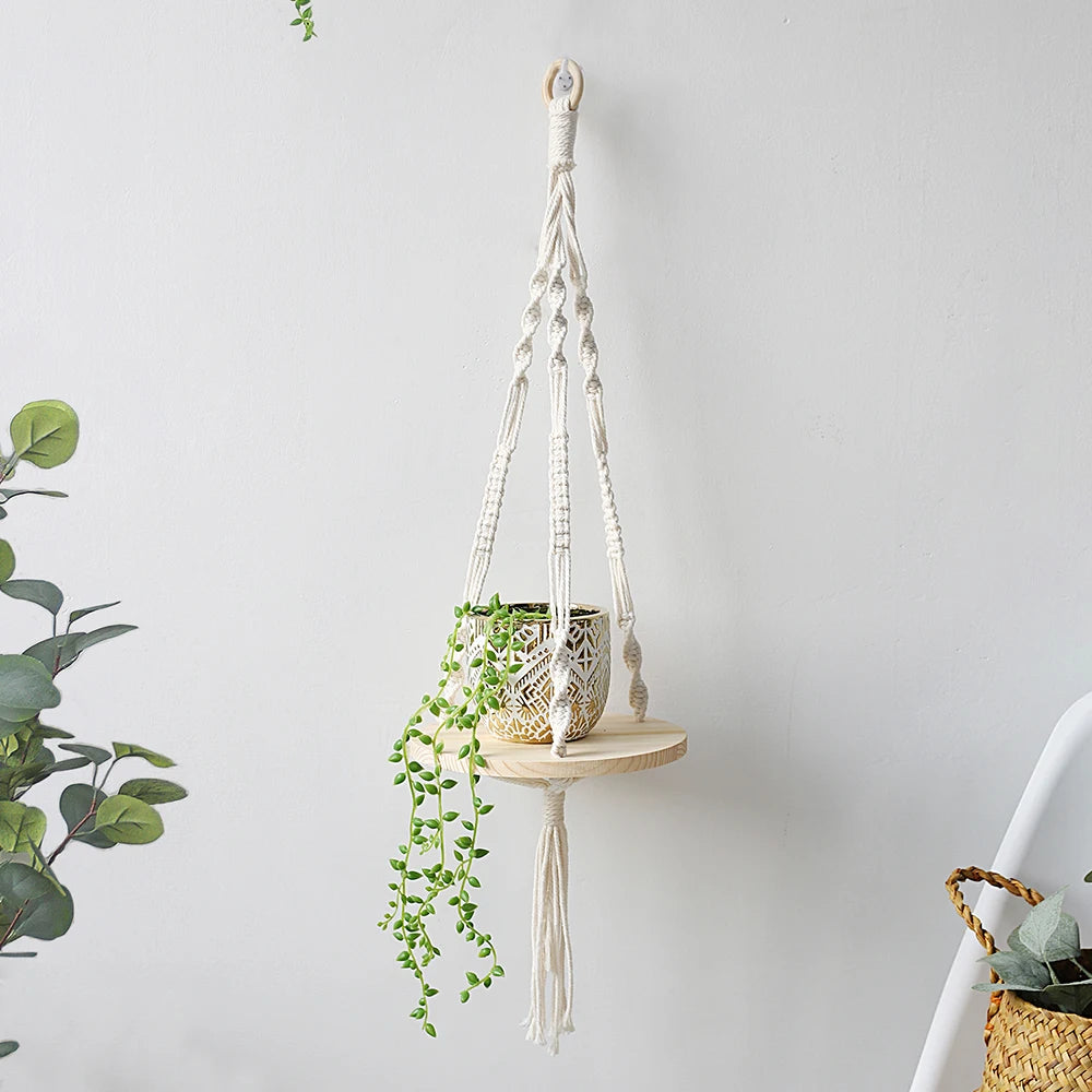 Wall Hanging Shelf Boho Home Decor