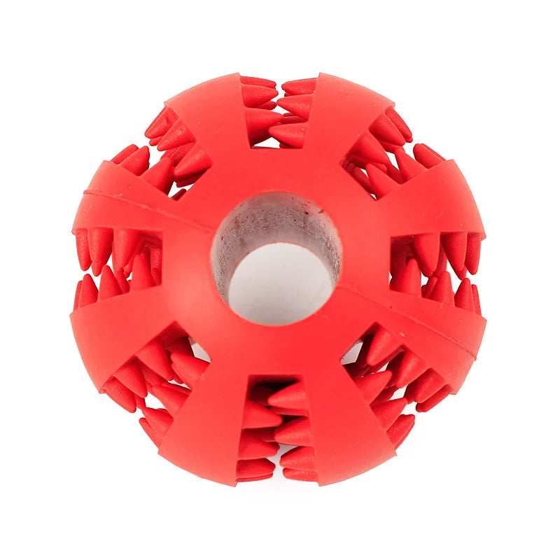 Dog Soft Interactive Elasticity Chew Ball Toy For Tooth Cleaning