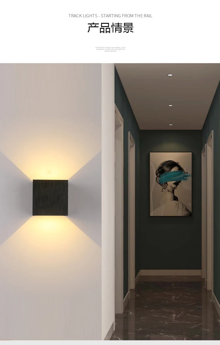6W Up and Down LED Wall Lamps