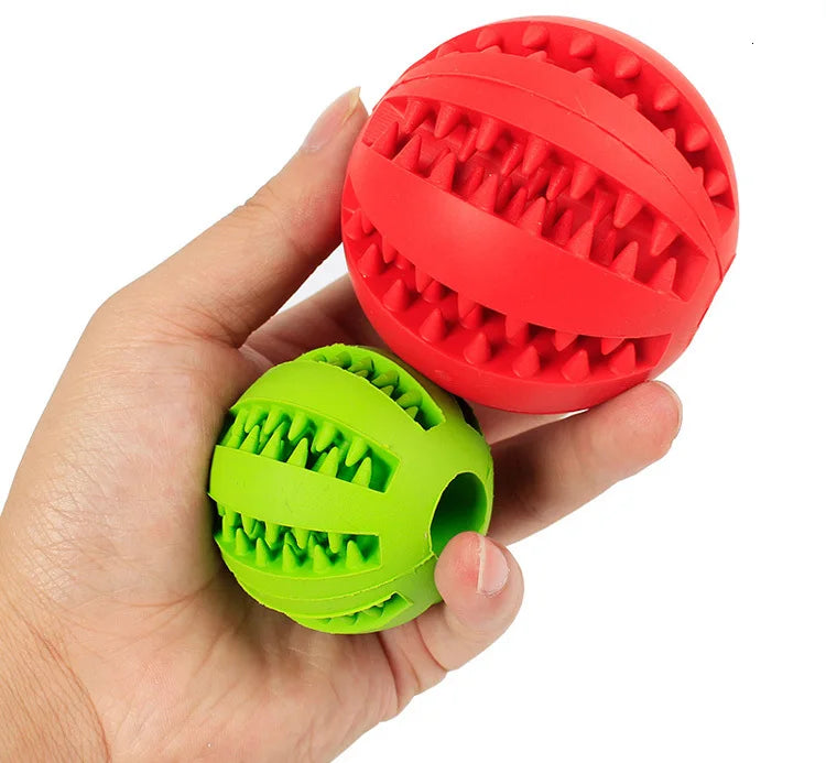Dog Soft Interactive Elasticity Chew Ball Toy For Tooth Cleaning