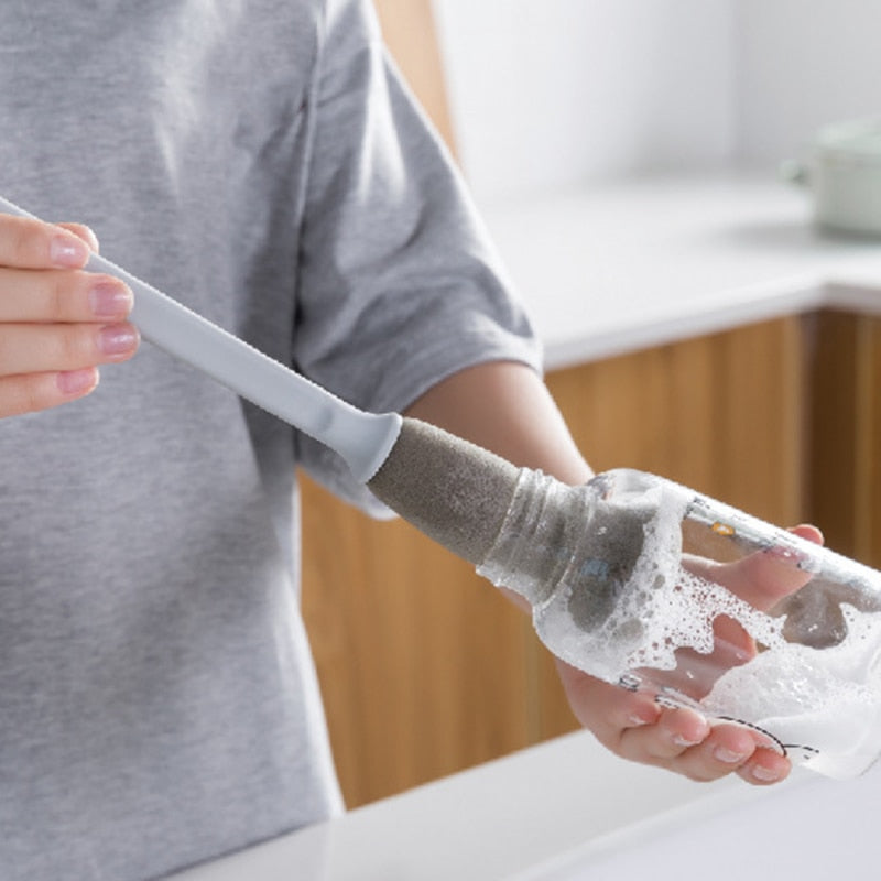 Long Handle Cleaning Sponge Brush