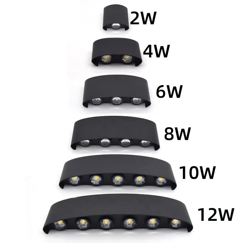Waterproof IP65 LED Wall Outdoor/Indoor Aluminum Lamp