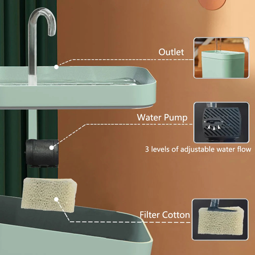 Smart Automatic Ultra-Quiet Pet Water Dispenser
