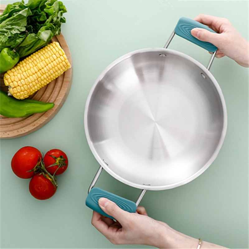 1 Pair of Silicone Anti-Scalding Non-Slip Handles
