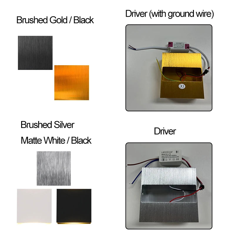 6W Up and Down LED Wall Lamps