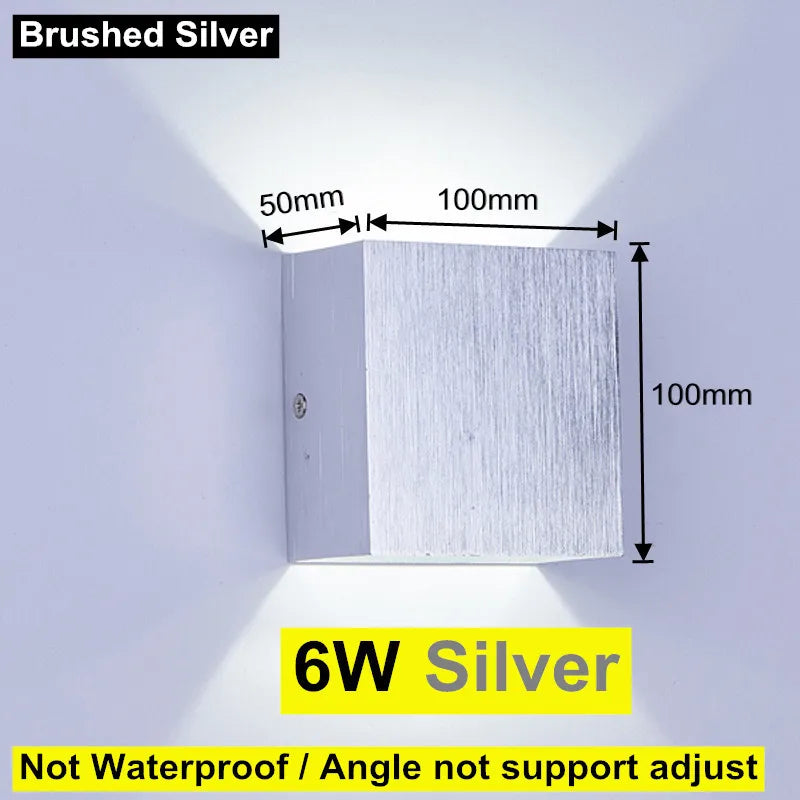 6W 12W Waterproof Surface Mounted LED Wall Light