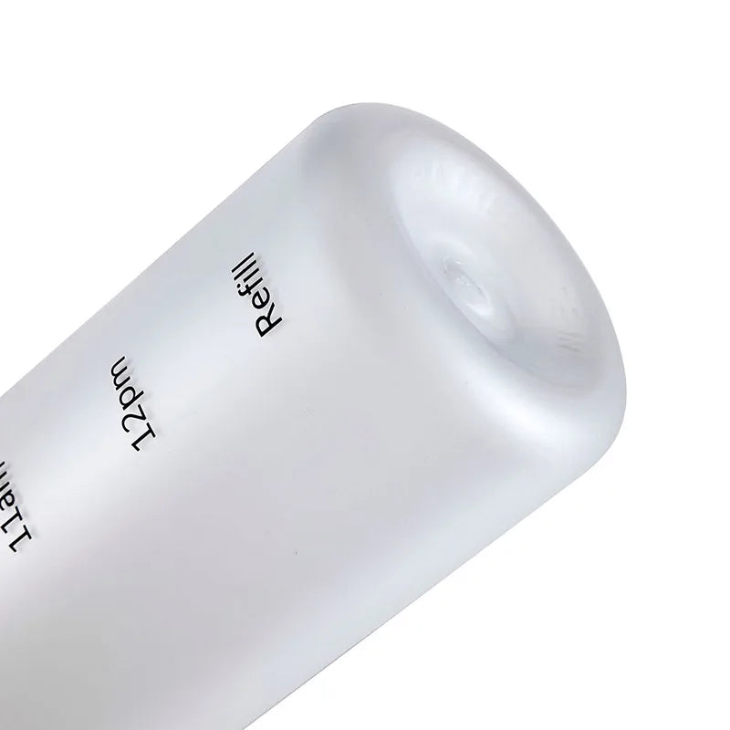 1L Motivational Reusable Leakproof BPA Free Frosted Plastic Water Bottle
