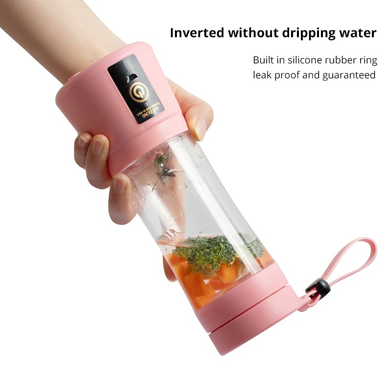 Mini Portable 6 Blades Juicer/Mixer Cup With USB Rechargeable