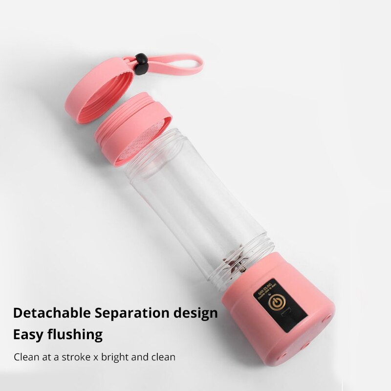 Mini Portable 6 Blades Juicer/Mixer Cup With USB Rechargeable