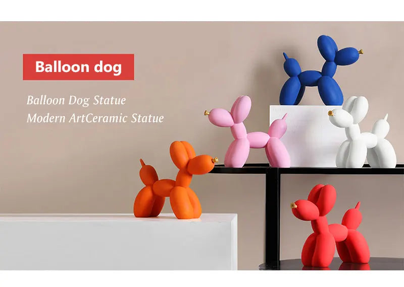 Balloon Dog Figurines