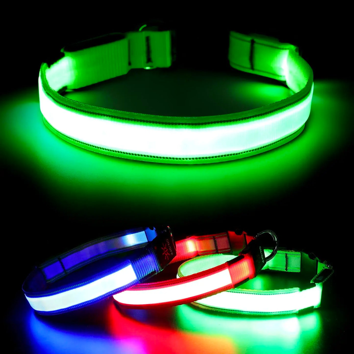 XS/M USB Rechargeable LED Dog Collar