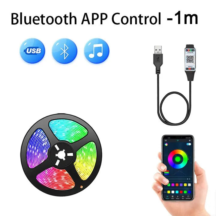 5M Smart Application Remote Control Led Strip Changing Color