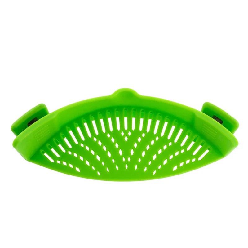 Universal Silicone Clip Anti Spill Pasta Pot Strainer