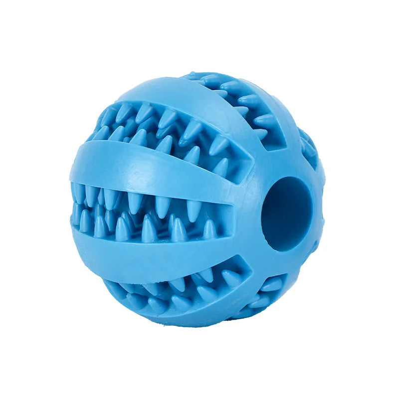 Dog Soft Interactive Elasticity Chew Ball Toy For Tooth Cleaning