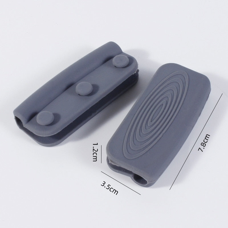 1 Pair of Silicone Anti-Scalding Non-Slip Handles