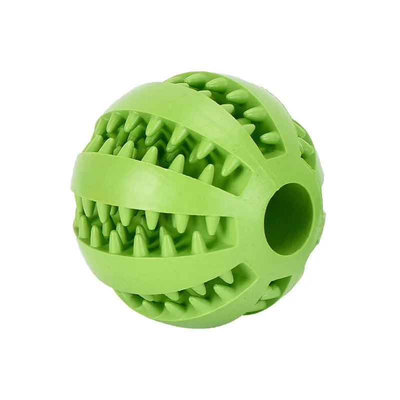 Dog Soft Interactive Elasticity Chew Ball Toy For Tooth Cleaning