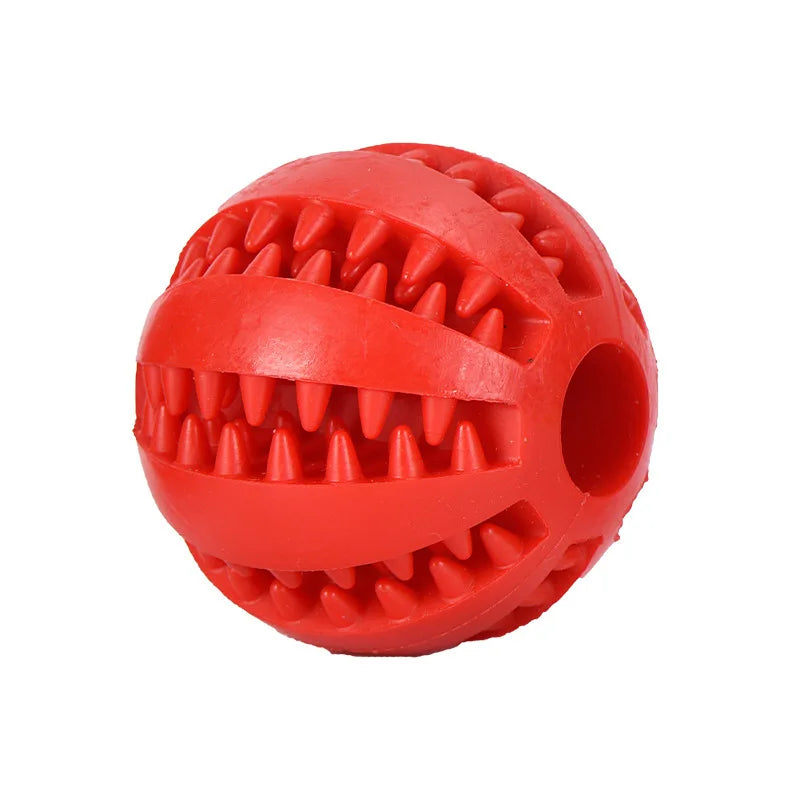Dog Soft Interactive Elasticity Chew Ball Toy For Tooth Cleaning