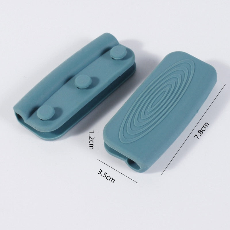1 Pair of Silicone Anti-Scalding Non-Slip Handles