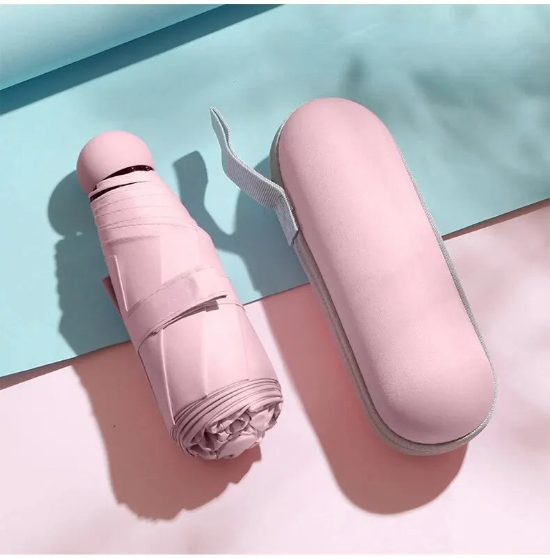 Small and Portable Capsule Umbrella & Sunshade