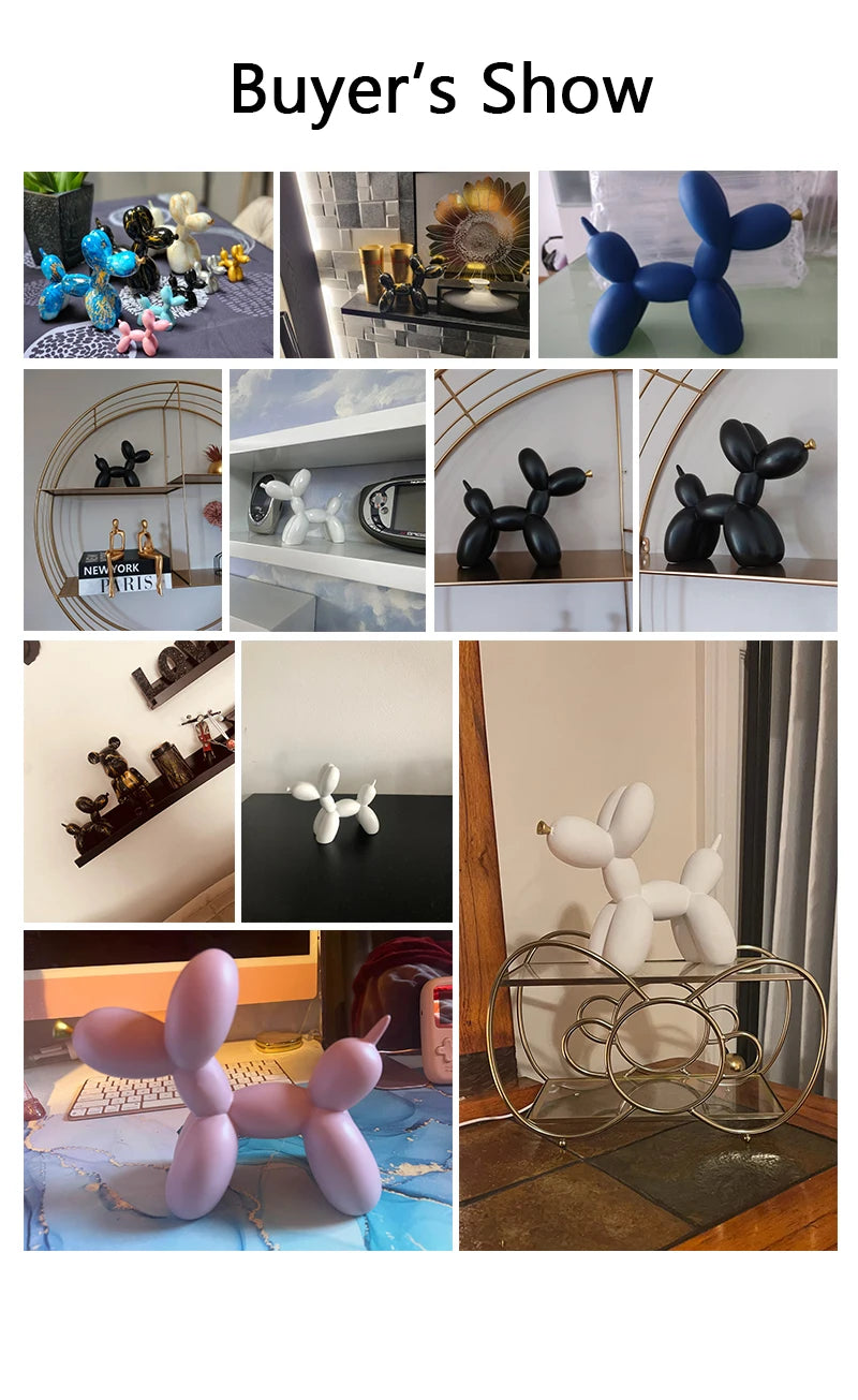 Balloon Dog Figurines