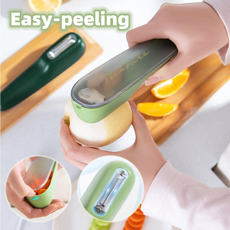 Vegetable Peeler With Storage Tube
