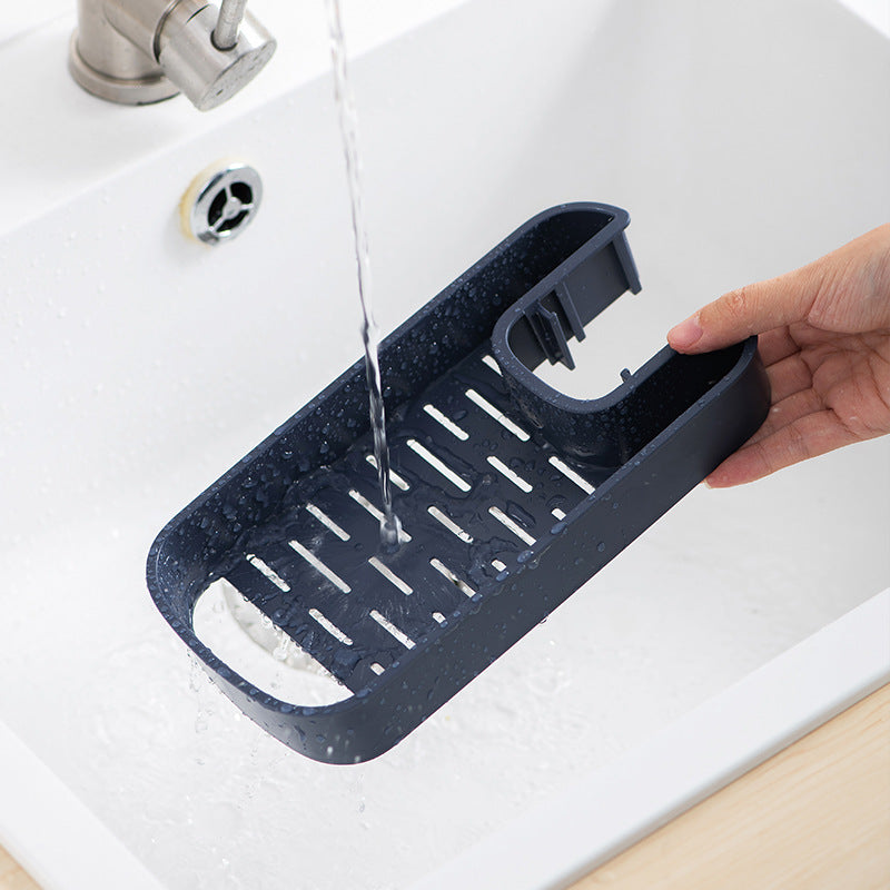 Sink Shelf Soap & Sponge Drain Rack Storage