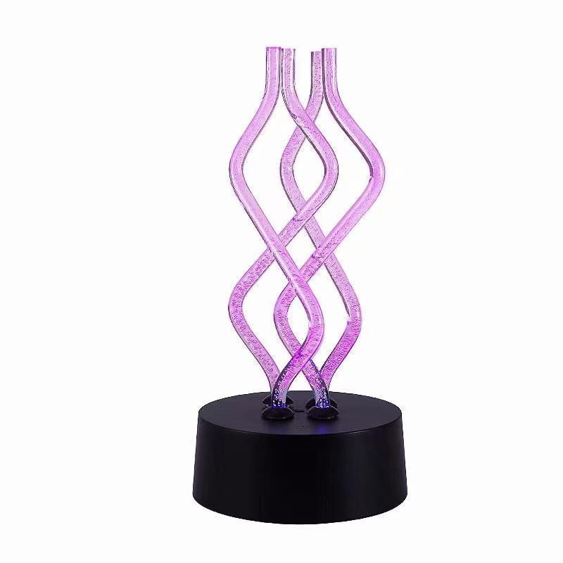 USB Acrylic 7 Colours Change Atmosphere Table Lamp