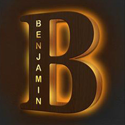 Personalized Custom Letter Lamp