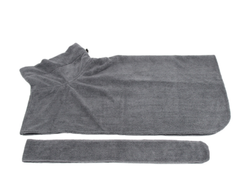 Absorbent Pet Bathrobe With Waist Wrapped Microfiber