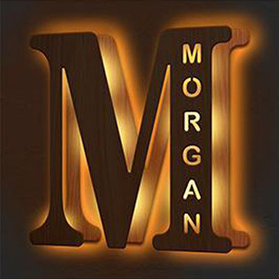 Personalized Custom Letter Lamp