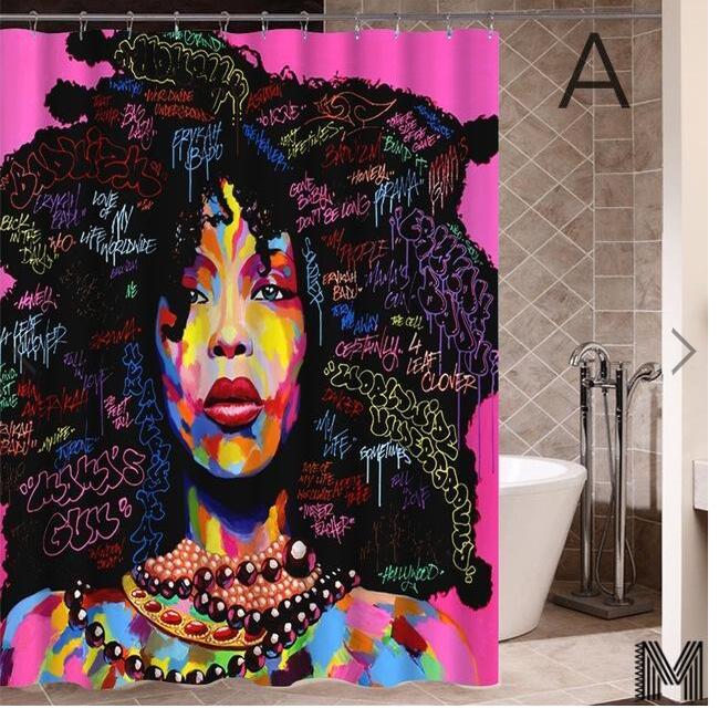 Art Design Graffiti Shower Curtains