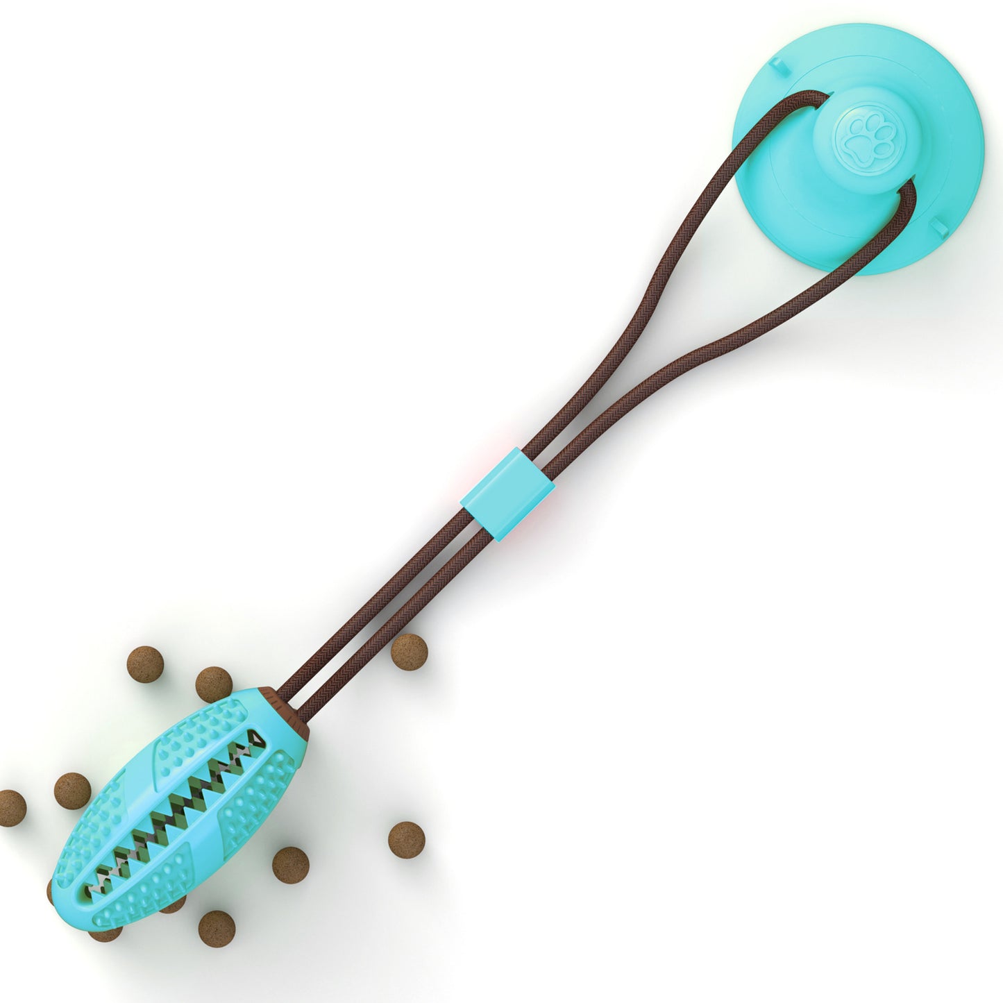 Dog Silicon Suction Cup Tug Ball Toy
