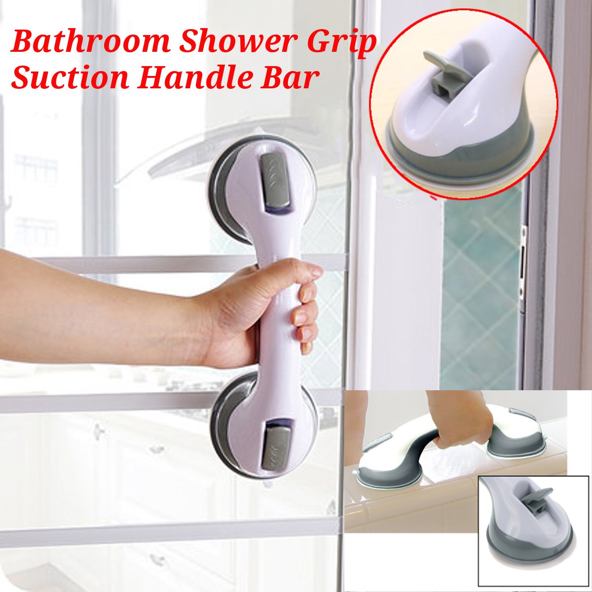 Bathroom Suction Cup Handrail