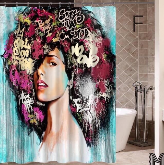 Art Design Graffiti Shower Curtains