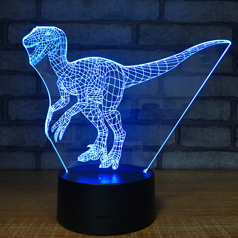 LED Creative Plug-in Cartoon 3D Table Lamp