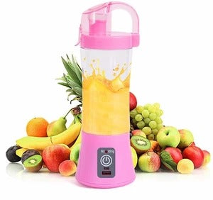 Portable Electric USB Rechargeable Fruit Juicer/Smoothie Maker Blender