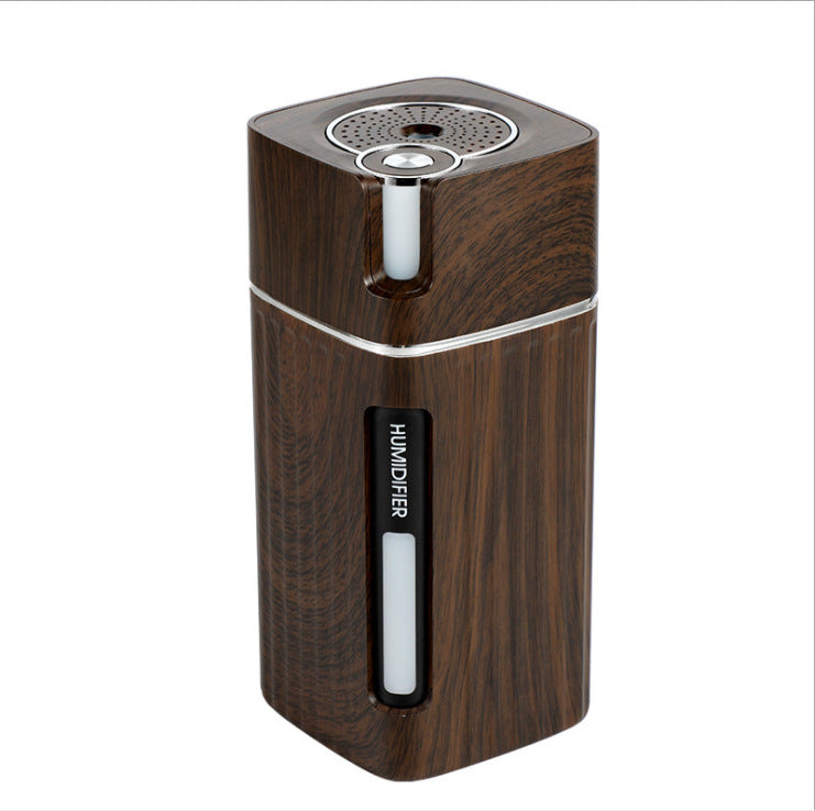 Electric Wood Grain Humidifier Aroma Essential Oil Diffuser