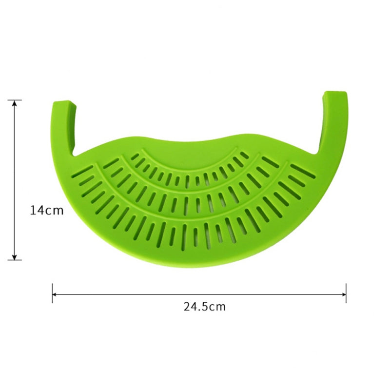 Silicone Food Drainer Bowl Funnel Strainer