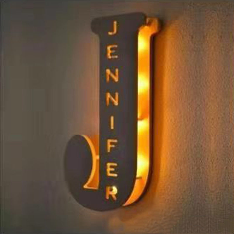 Personalized Custom Letter Lamp