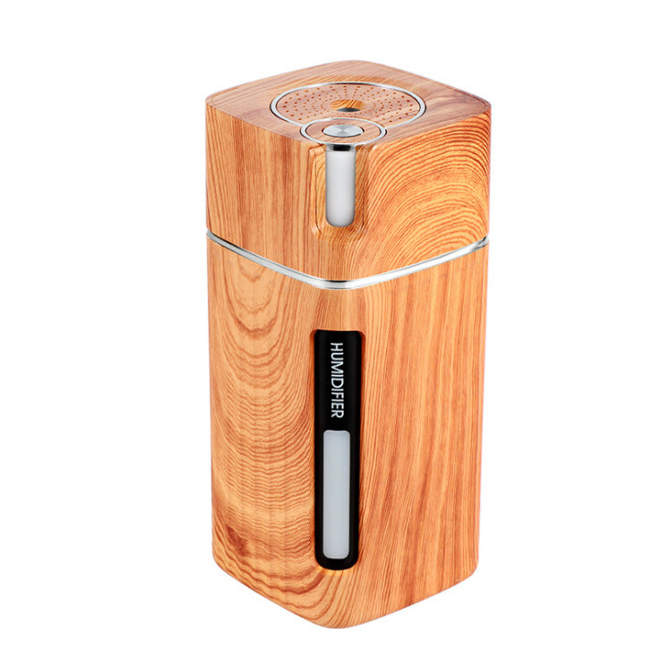Electric Wood Grain Humidifier Aroma Essential Oil Diffuser