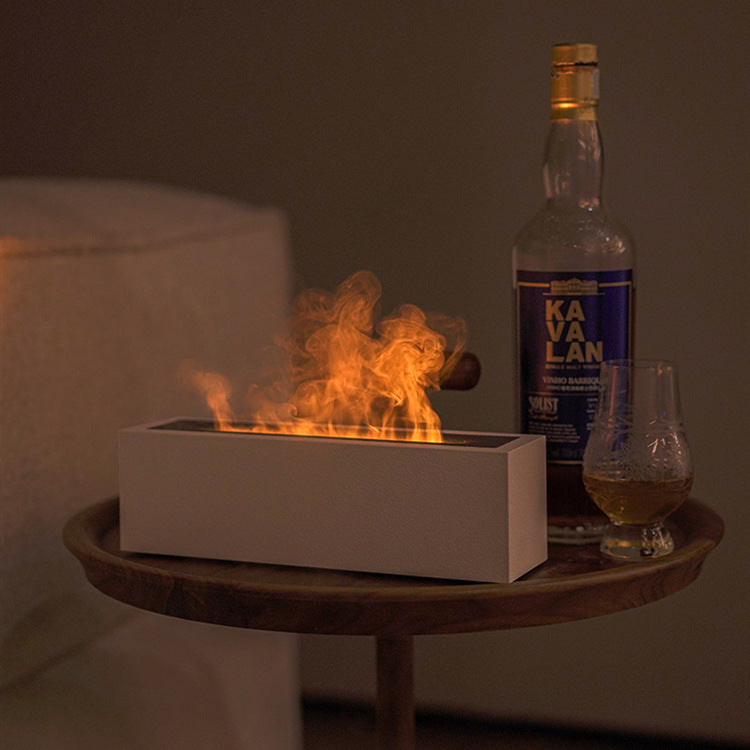 200ML Good-quality Modern Flame Humidifier Air Aroma Diffuser