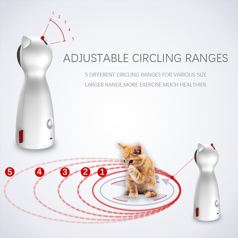 Creative Cat LED Laser Smart Automatic Training Entertaining Toy