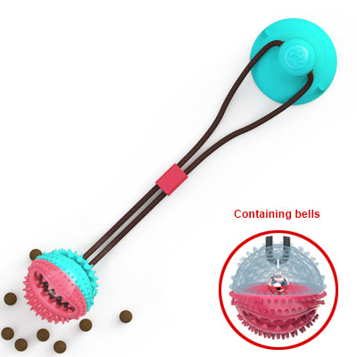 Dog Silicon Suction Cup Tug Ball Toy