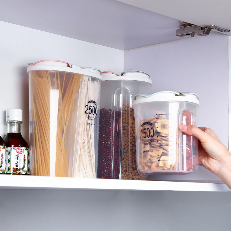 Healthy Dry Food Transparent Containers Storage Tank